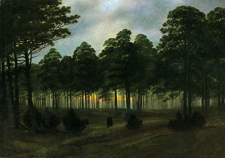 Jean-Jacques Rousseau, Meditations of a Solitary Walker on Amazon Caspar David Friedrich, ’The Evening' - The Culturium