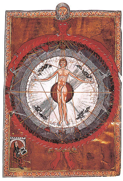 Fiona Maddocks, Hildegard of Bingen: The Woman of Her Age on Amazon Hildegard of Bingen, ’Liber Divinorum Operum: Universal Man' - The Culturium