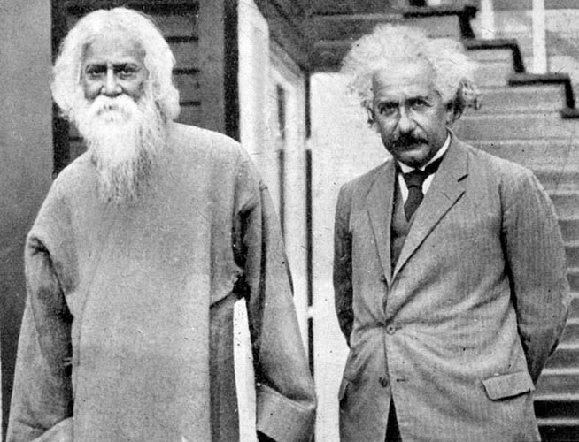 'Rabindranath Tagore and Albert Einstein' - The Culturium