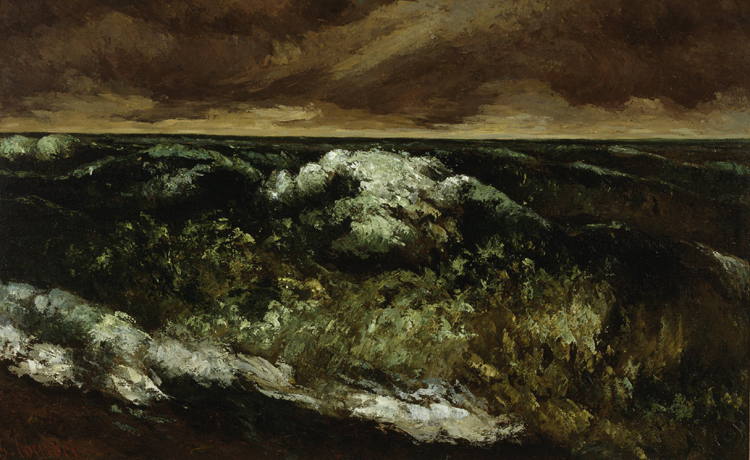 Gustave Courbet, The Wave - The Culturium