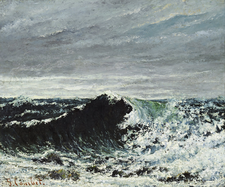 Gustave Courbet, The Wave - The Culturium