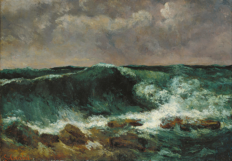 Gustave Courbet, The Wave - The Culturium