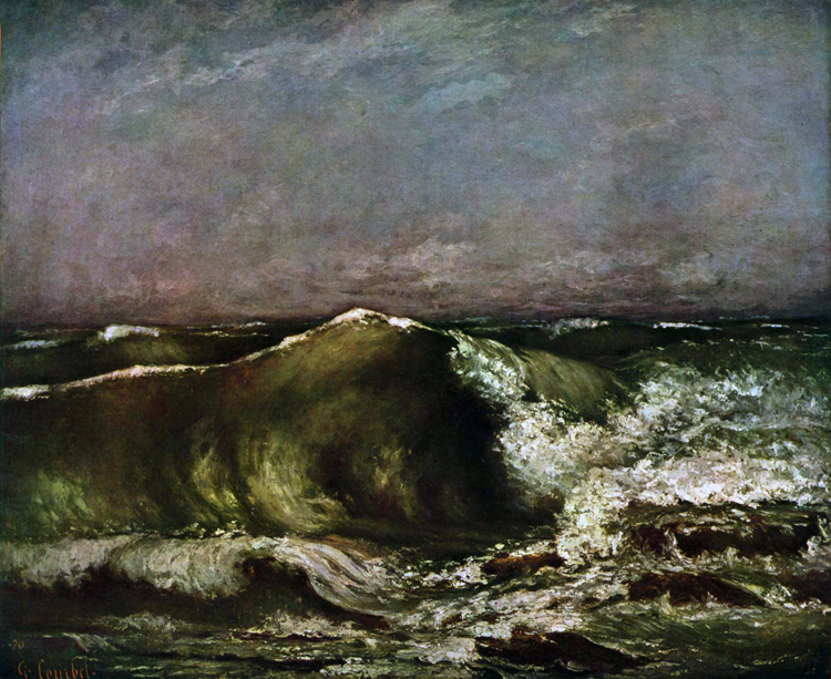 Gustave Courbet, The Wave - The Culturium