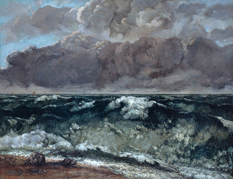 Gustave Courbet, The Wave - The Culturium