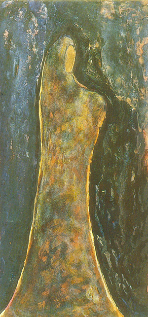 Rabindranath Tagore, Standing Figure - The Culturium
