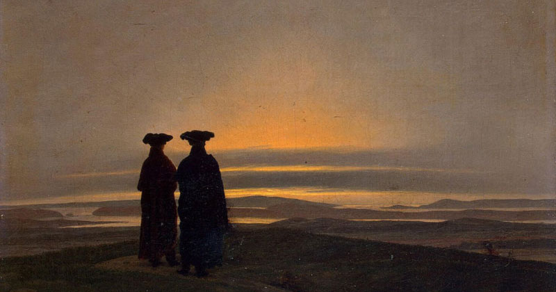 Caspar David Friedrich, Sunset - The Culturium