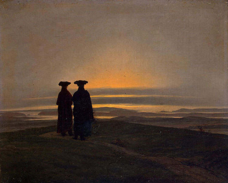 Caspar David Friedrich, Sunset - The Culturium