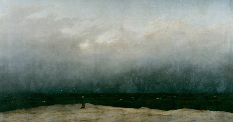 Caspar David Friedrich, The Monk by the Sea - The Culturium