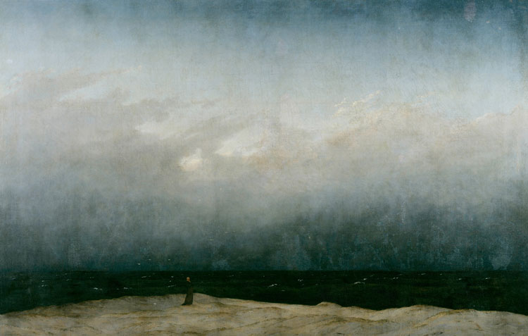Caspar David Friedrich, The Monk by the Sea - The Culturium