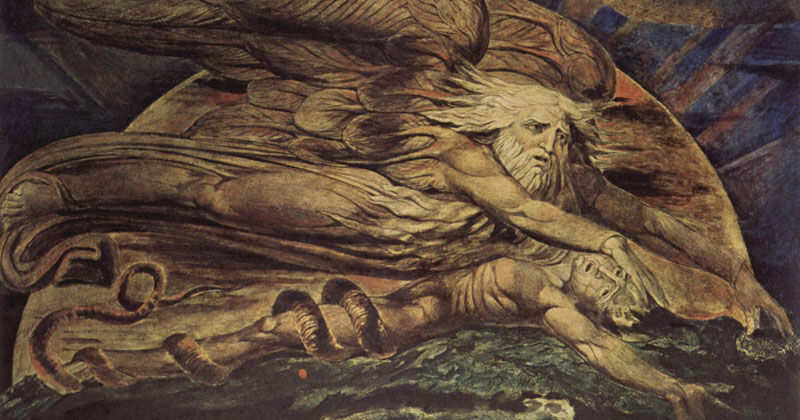 William Blake, Elohim Creating Adam - The Culturium