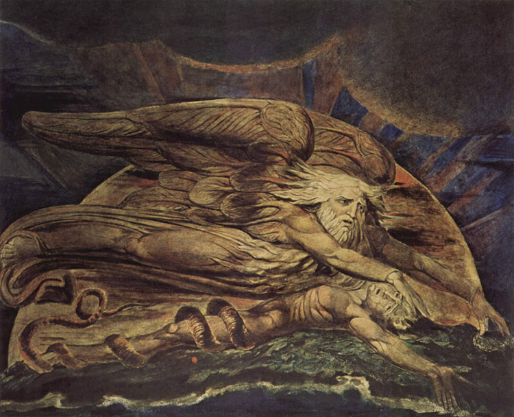 William Blake, Elohim Creating Adam - The Culturium