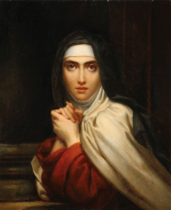 François Gérard, St Theresa (detail) - The Culturium