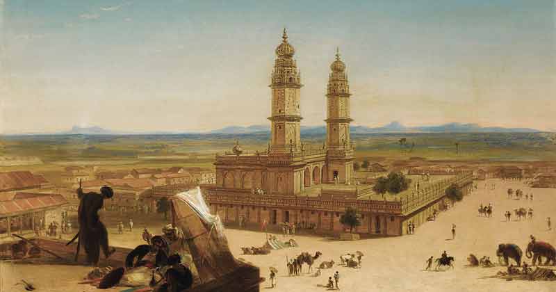 Alberto Pasini, Oriental Landscape with Mosque - The Culturium