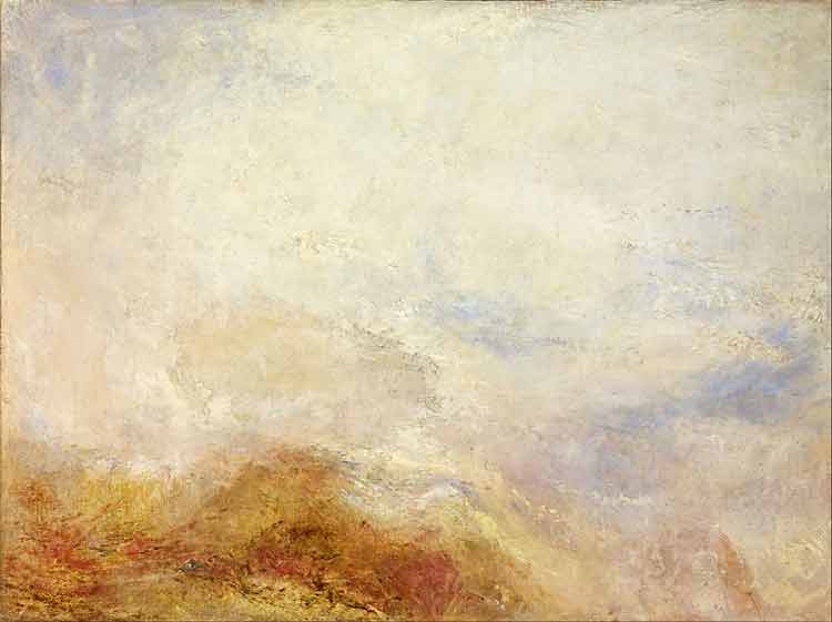 Joseph Mallord William Turner, A Mountain Scene, Val d'Aosta - The Culturium