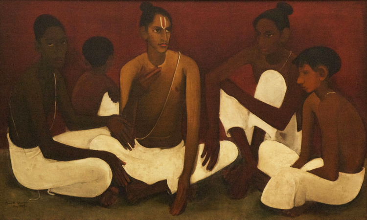 Amrita Sher-Gil, Brahmacharis - The Culturium