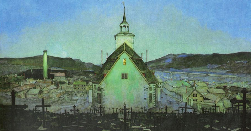 Harald Sohlberg, Night - The Culturium