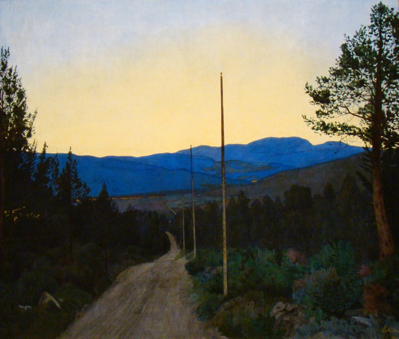 Harald Sohlberg, Country Road - The Culturium