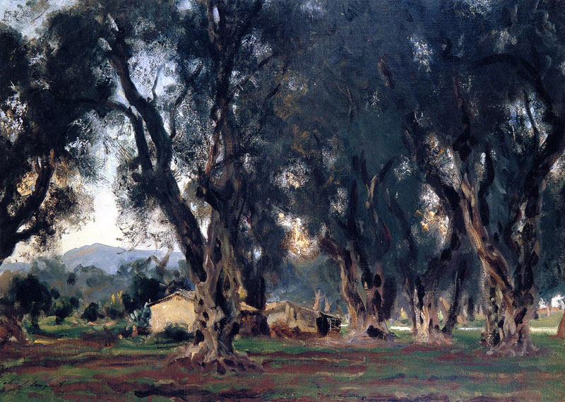 John Singer Sargent, Olive Trees at Corfu - The Culturium