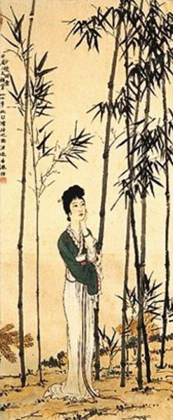 Xu Beihong, A Beauty in a Tang Poem - The Culturium