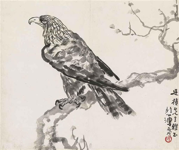 Xu Beihong, Hawk - The Culturium
