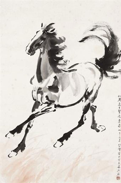 Xu Beihong, Running Horse - The Culturium