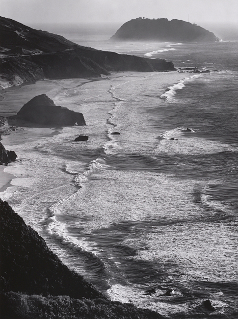 Ansel Adams, Point Sur, Storm, Monterey Coast, California, ca. 1950