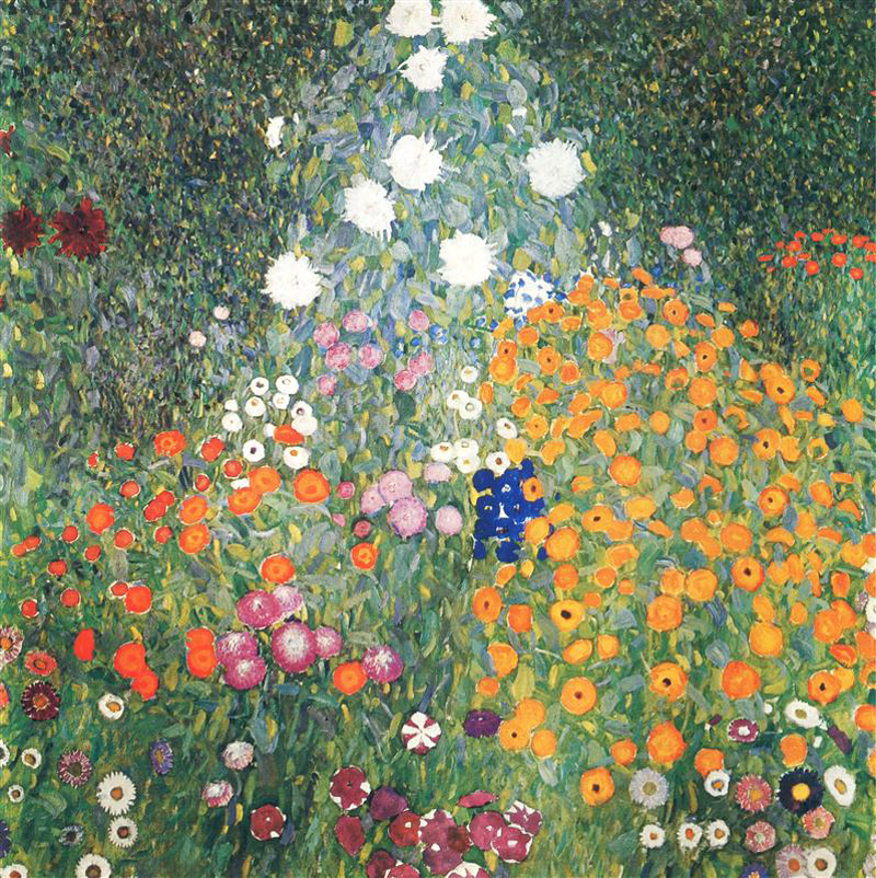 Gustav Klimt, Flower Garden - The Culturium