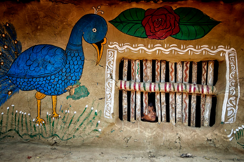 Debiprasad Mukherjee, Mural World - The Culturium