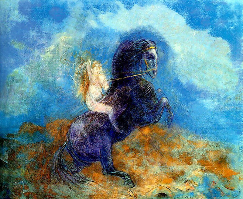 Odilon Redon, Brunhild (The Valkyrie) - The Culturium