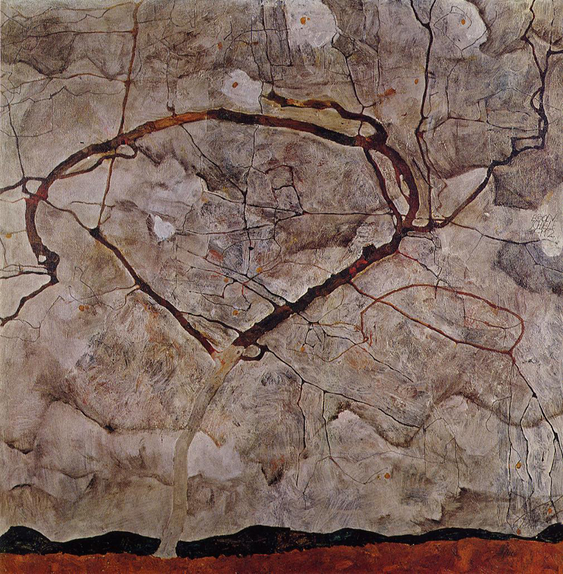 Egon Schiele, Autumn Tree in Movement - The Culturium