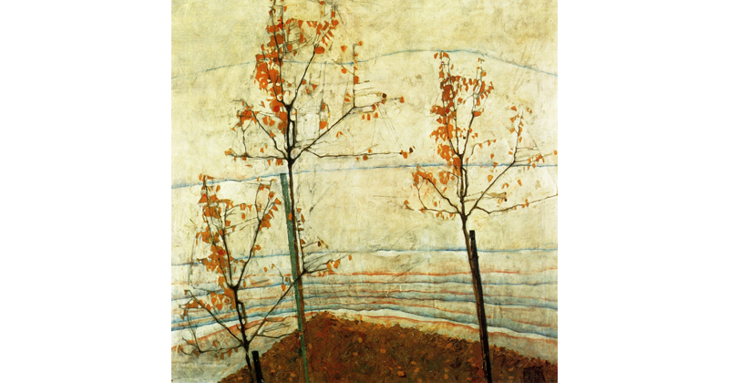 Egon Schiele, Autumn Trees - The Culturium