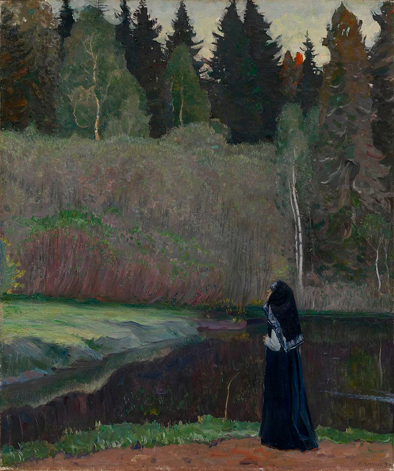 Mikhail Nesterov, The Nightingale is Singing - The Culturium