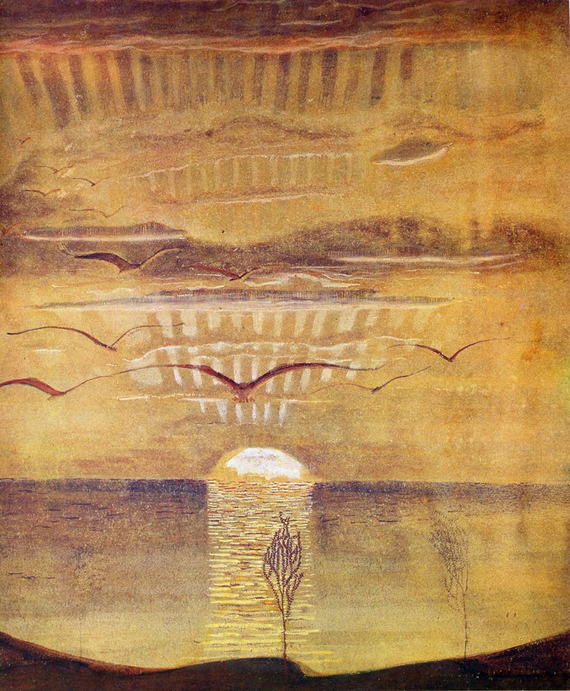 Mikalojus Konstantinas Čiurlionis, Sunset - The Culturium