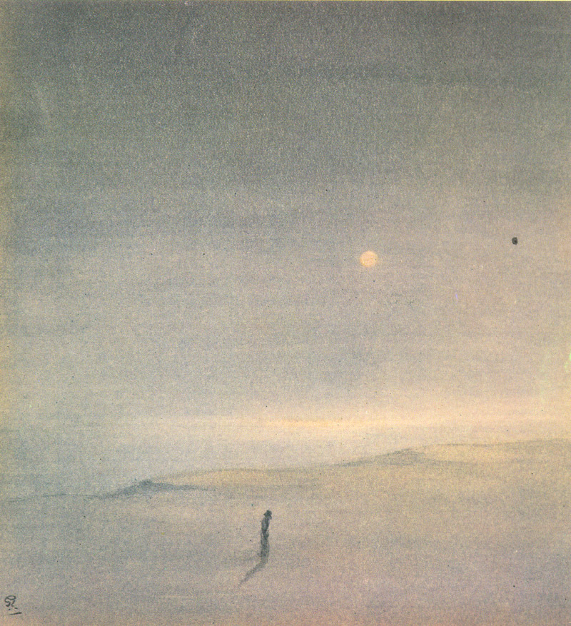 Gaganendranath Tagore, Moon Above the Sea - The Culturium