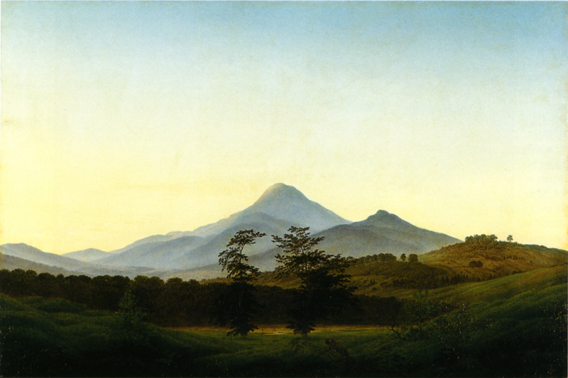 Caspar David Friedrich, Bohemian Landscape - The Culturium