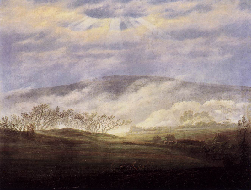 Caspar David Friedrich, Fog in the Elbe Valley - The Culturium