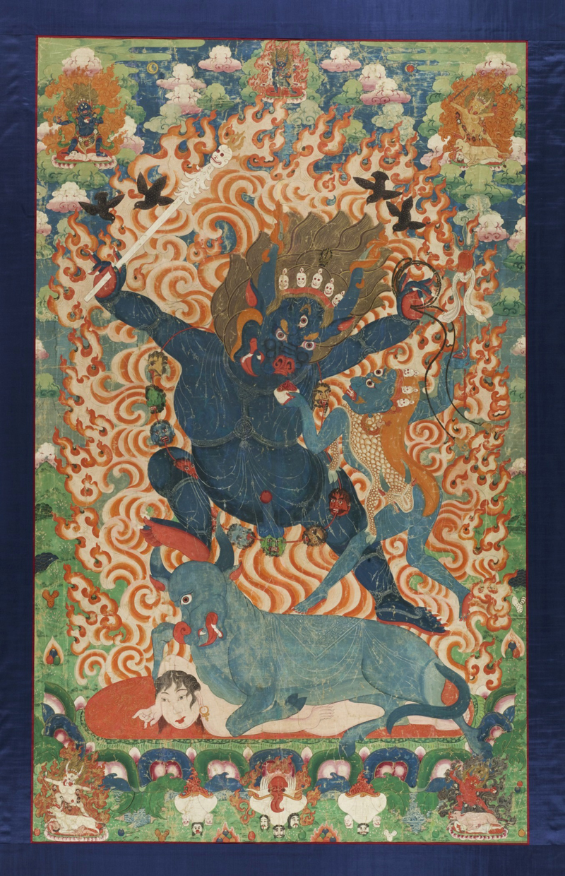 Thangka with Yama and Yami - The Culturium