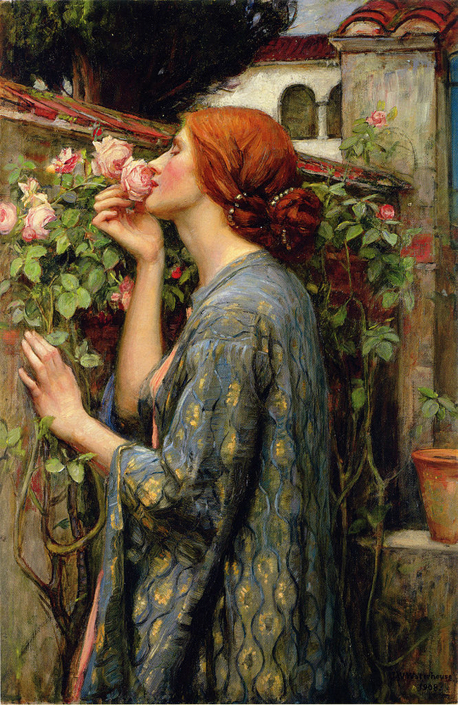 John William Waterhouse, The Soul of the Rose - The Culturium