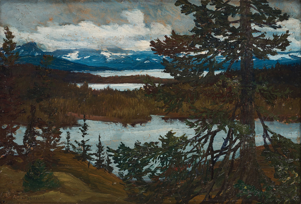Helmer Osslund, River Landscape From the North - The Culturium