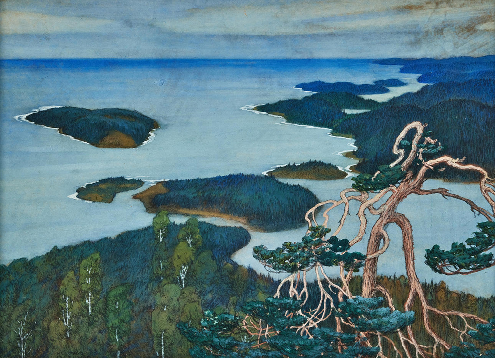 Helmer Osslund, View From Ringkallen After the Rain - The Culturium