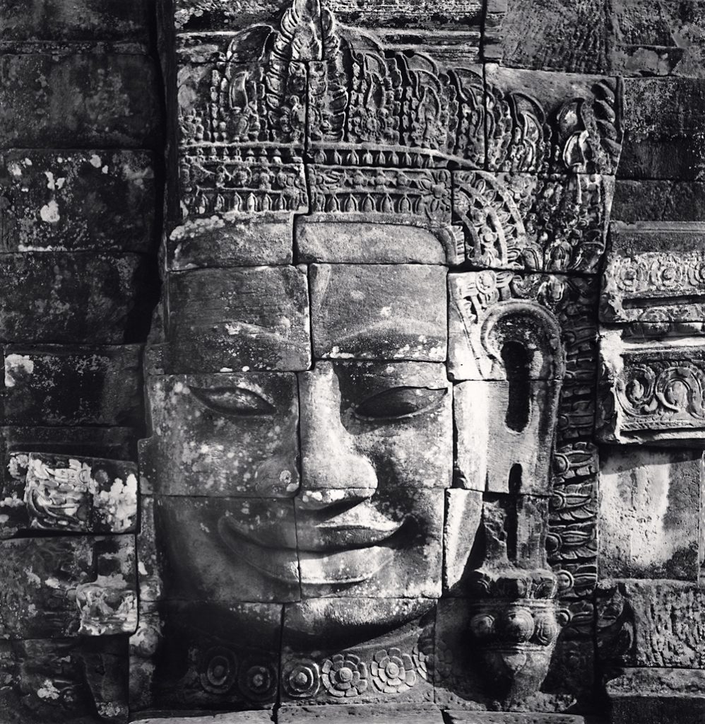 Michael Kenna, Bayon Temple Head, Angkor, Cambodia, 2018 - The Culturium