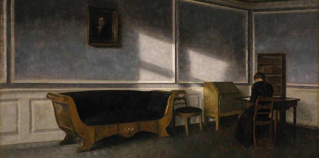 Vilhelm Hammershøi, Sunshine in the Drawing Room - The Culturium